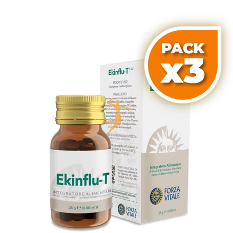 Pack 3x EKINFLU-T 25Gr. FORZA VITALE
