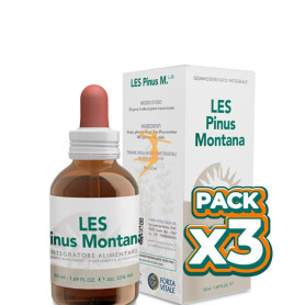 Pack 3x LES PINUS MONTANA 50Ml. FORZA VITALE