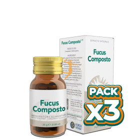 Pack 3x FUCUS COMPOSTO 25Gr. FORZA VITALE