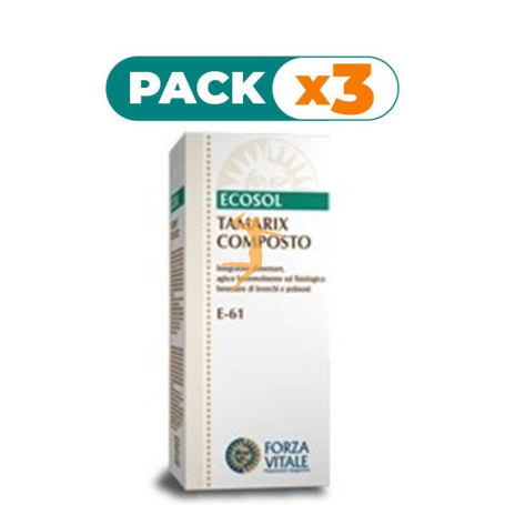 Pack 3x TAMARIX COMPOSTO 50Ml. FORZA VITALE