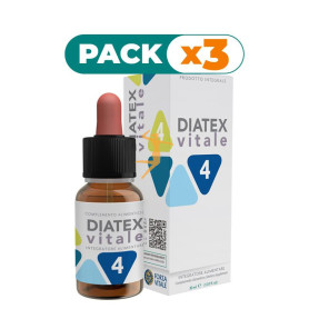 Pack 3x DIATEX VITALE 4 GOTAS 30Ml. FORZA VITALE