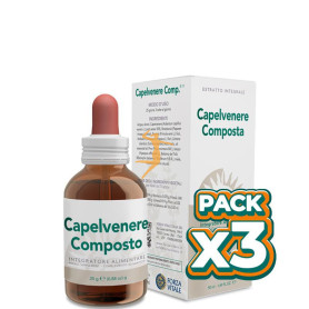 Pack 3x CAPELVENERE COMPOSTO 50Ml. FORZA VITALE