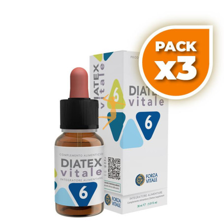 Pack 3x DIATEX VITALE 6 GOTAS 30Ml. FORZA VITALE