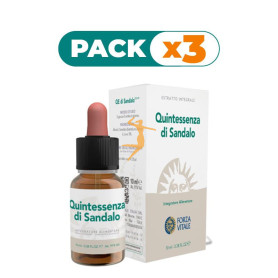 Pack 3x QUINTAESENCIA SANDALO 10Ml. FORZA VITALE