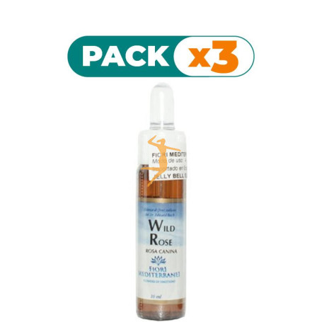 Pack 3x WILD ROSE (Rosa Silvestre) 10Ml. FORZA VITALE