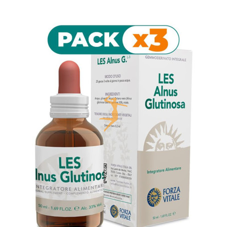 Pack 3x LES ALNUS GLUTINOSA 50Ml. FORZA VITALE
