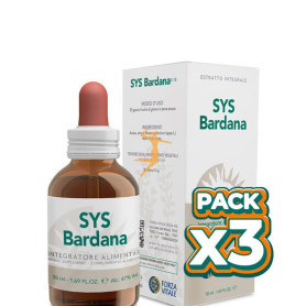 Pack 3x SYS BARDANA 50Ml. FORZA VITALE