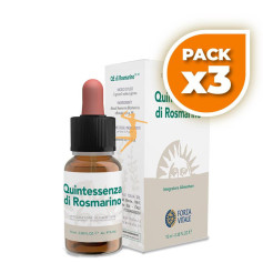 Pack 3x QUINTAESENCIA ROSMARINO 10Ml. FORZA VITALE