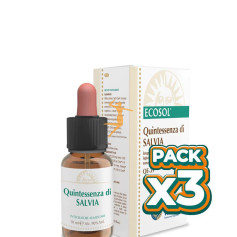 Pack 3x QUINTAESENCIA SALVIA 10Ml. FORZA VITALE