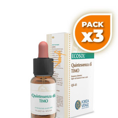 Pack 3x QUINTAESENCIA TIMO 10Ml. FORZA VITALE