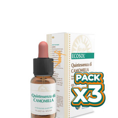 Pack 3x QUINTAESENCIA CAMOMILLA 10Ml. FORZA VITALE