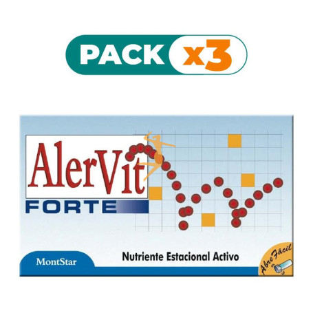 Pack 3x ALERVIT FORTE 10 VIALES MONTSTAR
