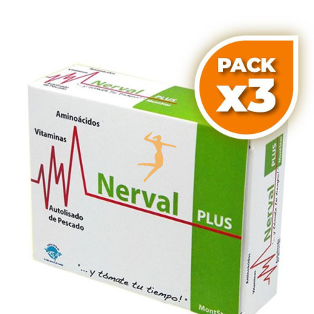 Pack 3x NERVAL PLUS 45 CÁPSULAS ESPADIET