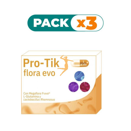 Pack 3x PROTIK FLORA EVO 30 CÁPSULAS ESPADIET