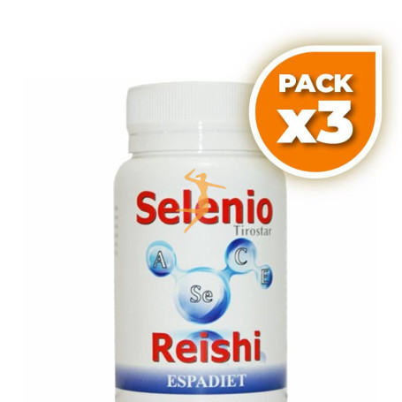 Pack 3x SELENIO + REISHI 60 CÁPSULAS ESPADIET