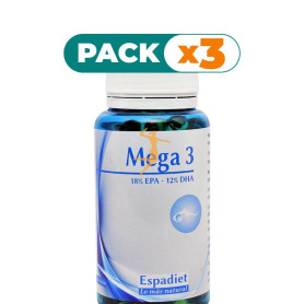 Pack 3x MEGA 3 120 PERLAS ESPADIET