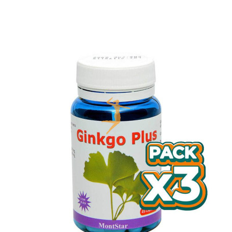 Pack 3x GINKGO PLUS 45 CÁPSULAS ESPADIET