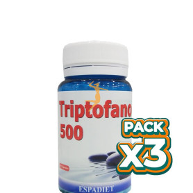 Pack 3x TRIPTOFANO 500Mg. 45 CÁPSULAS ESPADIET