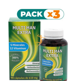 Pack 3x MULTI MAN EXTRA 90 CAPSULAS ESPADIET