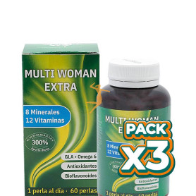 Pack 3x MULTI WOMAN EXTRA 60 PERLAS ESPADIET