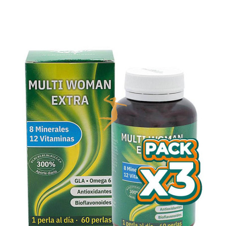 Pack 3x MULTI WOMAN EXTRA 60 PERLAS ESPADIET