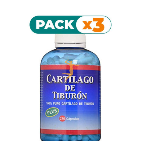 Pack 3x CARTÍLAGO TIBURÓN 270 CÁPSULAS ESPADIET