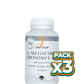 Pack 3x MAGNESIUM 2 LIPOSOMAL + B6 90CAPSULAS ESPADIET