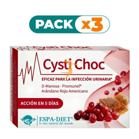 Pack 3x CYSTI CHOC 15 CÁPSULAS ESPADIET