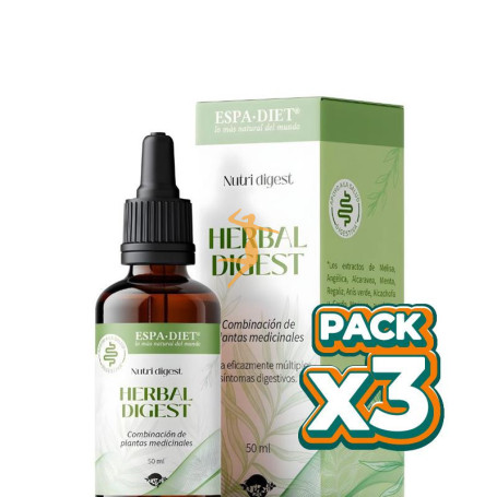 Pack 3x HERBAL DIGEST 50ML ESPADIET