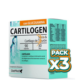 Pack 3x CARTILOGEN 90 CÁPSULAS DIETMED