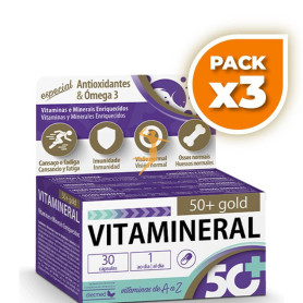 Pack 3x VITAMINERAL 50 30 CÁPSULAS DIETMED