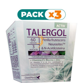 Pack 3x TALERGOL ACTIV 60 CÁPSULAS DIETMED