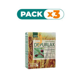 Pack 3x DEPURLAX RAPID 30 COMPRIMIDOS DIETMED