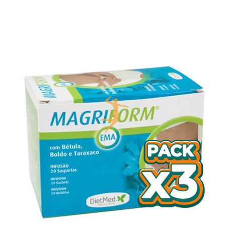 Pack 3x MAGRIFORM EMA INFUSIÓN 20 BOLSITAS DIETMED