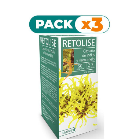 Pack 3x RETOLISE CREMA 50Ml. DIETMED