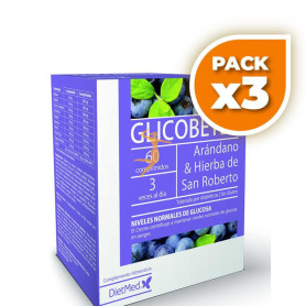 Pack 3x GLICOBETER 60 COMPRIMIDOS DIETMED