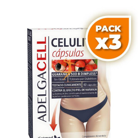 Pack 3x ADELGACELL REDUCER CELULITIS 40 CÁPSULAS DIETMED