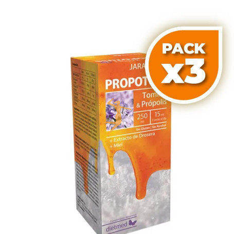 Pack 3x PROPOTUSS JARABE TS 250Ml. DIETMED
