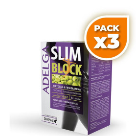 Pack 3x ADELGASLIM BLOCK 60 CÁPSULAS DIETMED