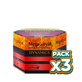 Pack 3x MEGAROYAL DYNAMICA 20 AMPOLLAS DIETMED
