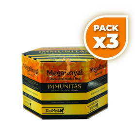 Pack 3x MEGAROYAL IMMUNITAS 20 AMPOLLAS DIETMED