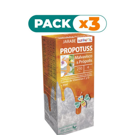 Pack 3x PROPOTUSS INFANTIL 250Ml. DIETMED
