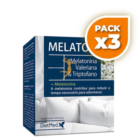 Pack 3x MELATONOX 60 COMPRIMIDOS DIETMED