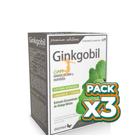 Pack 3x GiNKGOBIL 60 CÁPSULAS DIETMED