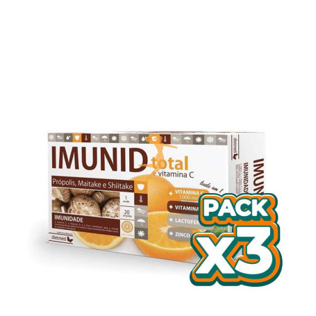Pack 3x IMUNID TOTAL 20 AMPOLLAS DIETMED