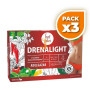 Pack 3x DRENALIGHT HOT PLUS 20 AMPOLLAS DIETMED