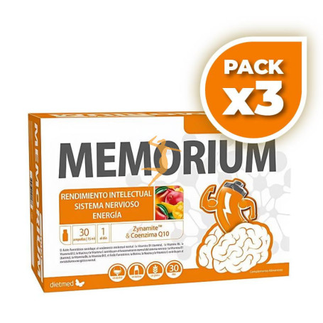 Pack 3x MEMORIUM TOTAL 30 AMPOLLAS DIETMED