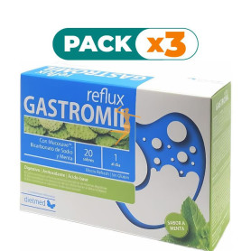 Pack 3x GASTROMIL REFLUX 20 SOBRES DIETMED