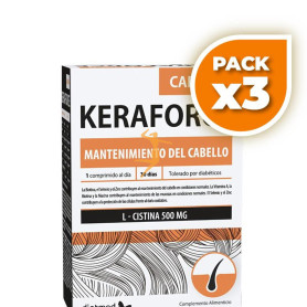 Pack 3x KERAFORCE CAPILAR 30 COMPRIMIDOS DIETMED