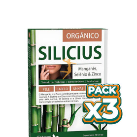 Pack 3x SILICIUS ORGÁNICO 30 CÁPSULAS DIETMED